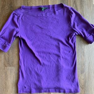 RLL cuff sleeve tee M